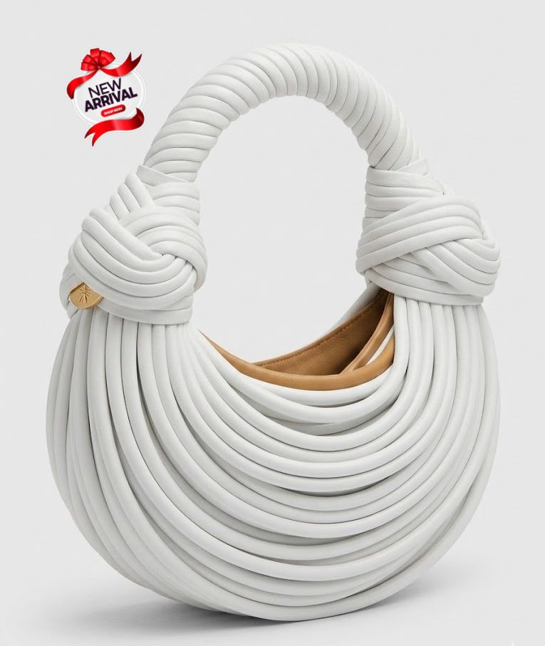 Knotted Rope Handle Moon Bag Color 02