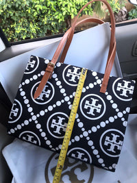Tory Burch Inspired T Monogram Tote Bag - Color 01 -shaheen