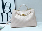 Bottega Veneta Inspired Woven Leather Tote Bag – Color 04