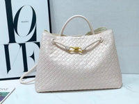 Bottega Veneta Inspired Woven Leather Tote Bag – Color 04