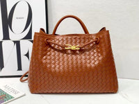Bottega Veneta Inspired Woven Leather Tote Bag – Color 03