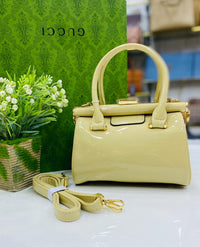 Gucci Patent Leather Frame Satchel Color 03