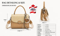 Crinkle Flap Bag with M Buckle & Horse Charm – Color 03 - UM