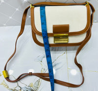 Charles & Keith Inspired Canvas Saddle Bag – Color 02