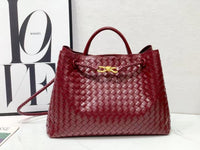 Bottega Veneta Inspired Woven Leather Tote Bag – Color 05