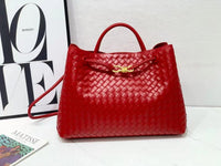 Bottega Veneta Inspired Woven Leather Tote Bag – Color 06