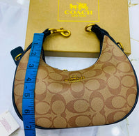 Coach Signature Crescent Hobo Bag - Color 01 -RK