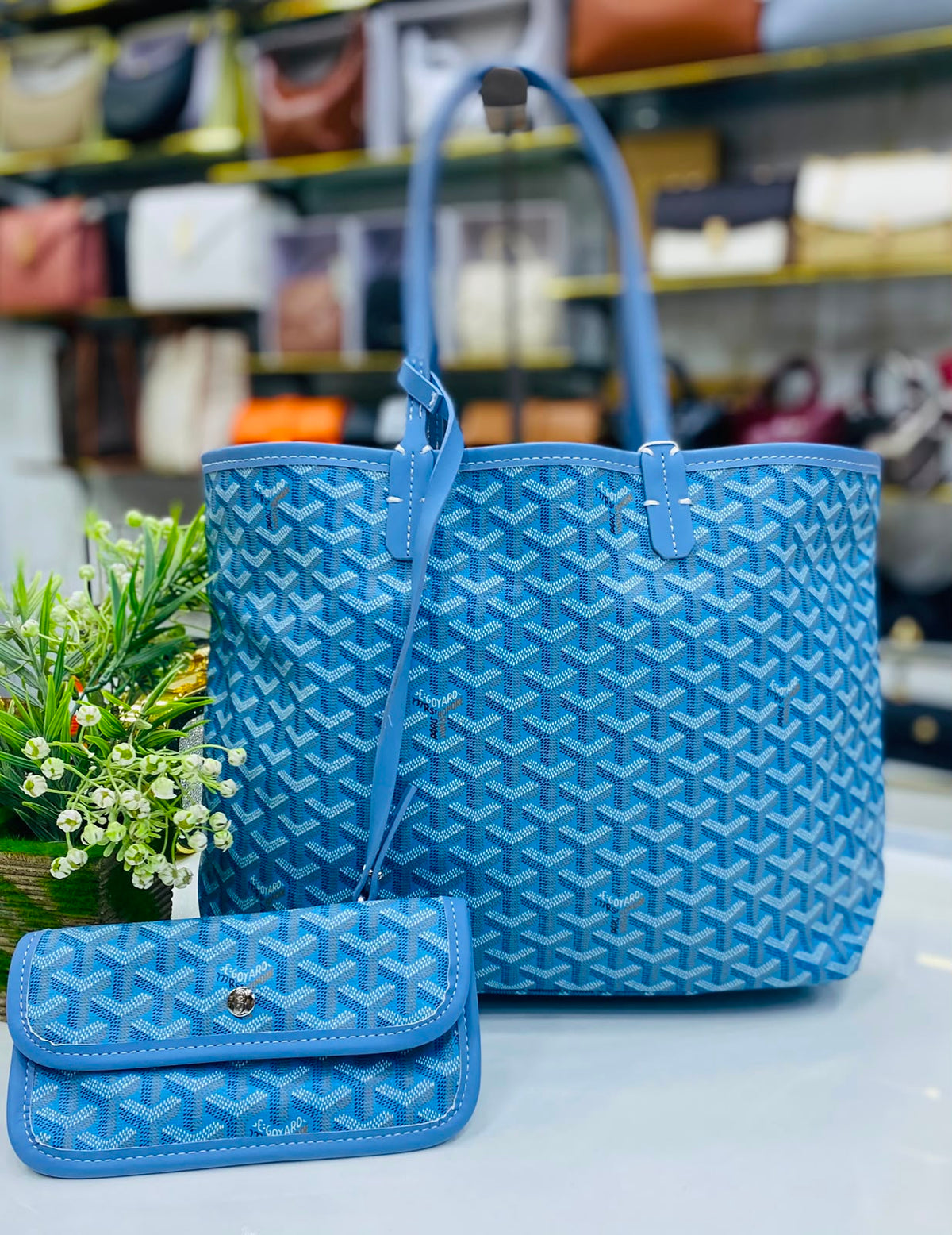Goyard Inspired St Louis Tote Bag - Color 04 -RK