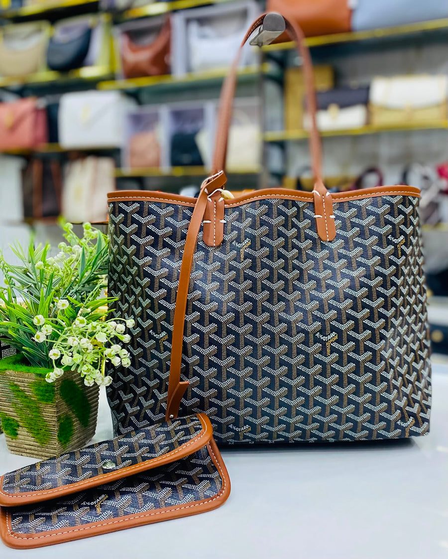 Goyard Inspired St Louis Tote Bag - Color 03 -RK