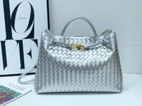 Bottega Veneta Inspired Woven Leather Tote Bag – Color 07