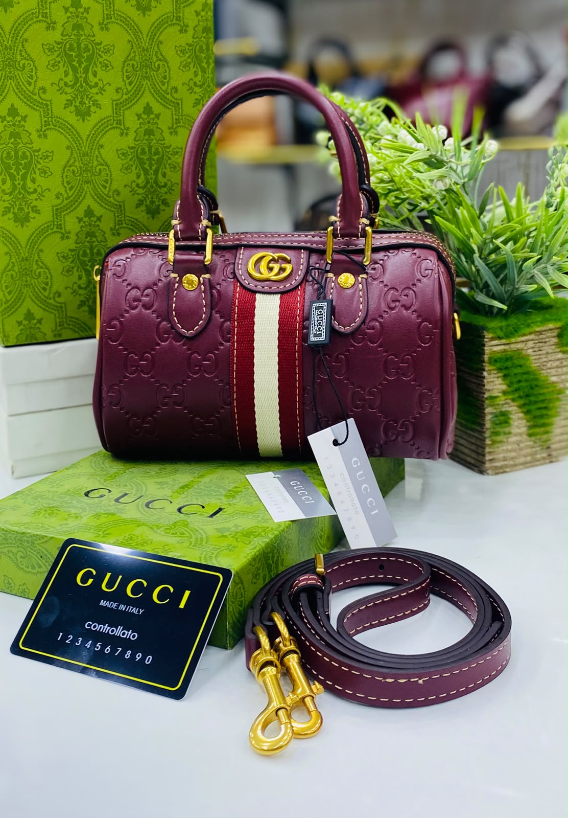 Gucci Ophidia Boston Bag Inspired - Color 01