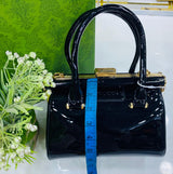 Gucci Inspired Patent Leather Frame Satchel - Color 02 -RK